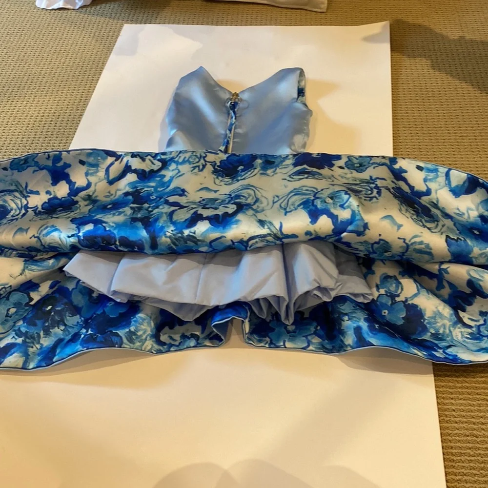 NEIMAN MARCUS ZOE LTD KIDS DRESS WITH ASYMMETRICAL HEM JUST REMARKABLE F…